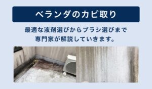 【専門家解説】ベランダカビ取り | おすすめ液剤選定から床・壁のカビ取り方法
