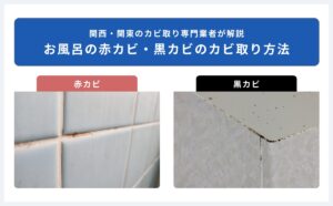 お風呂の赤カビ・黒カビのカビ取り方法と防カビ対策