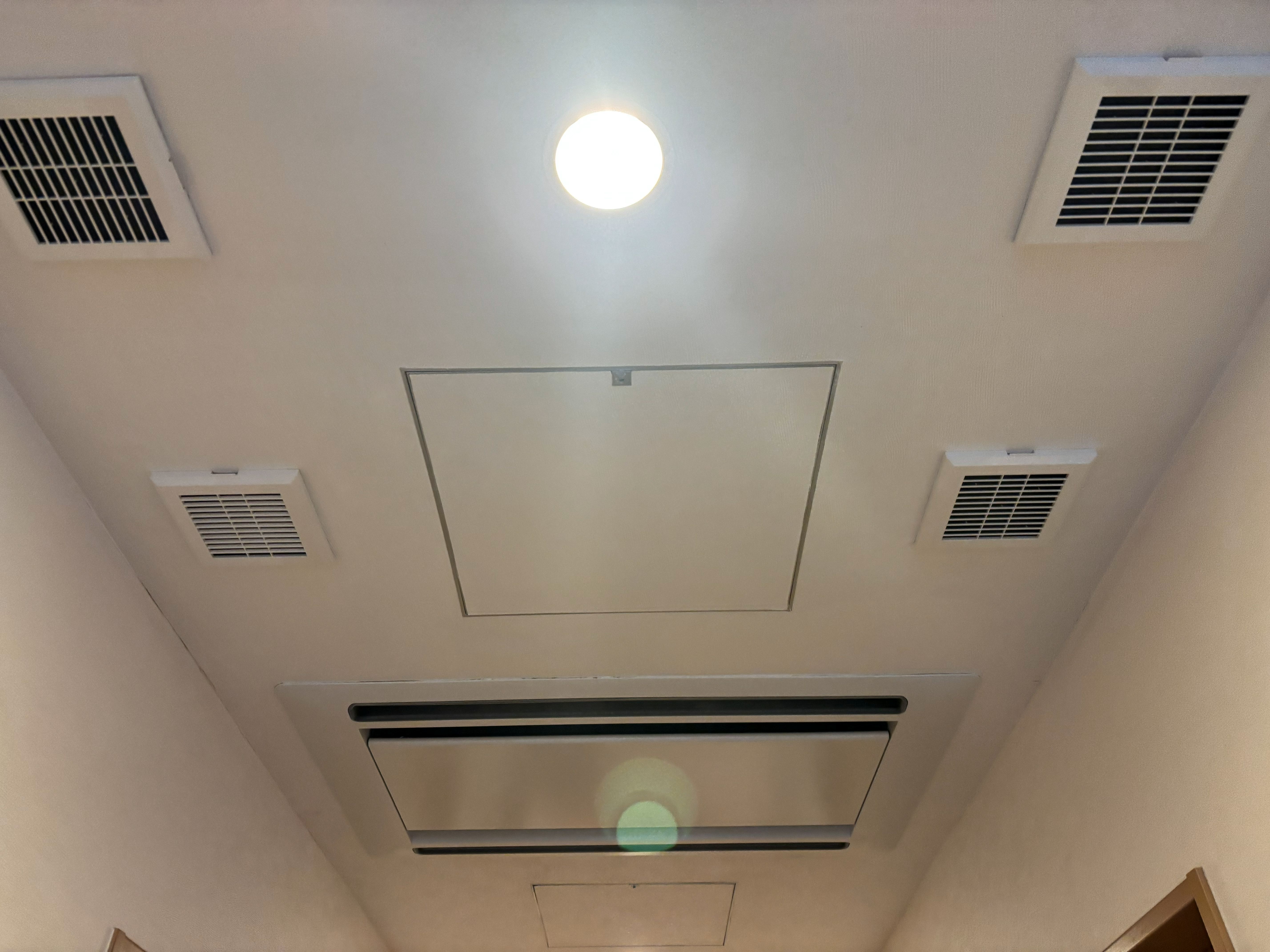 ホテル廊下のカビ対策リフォームの施工後の状態